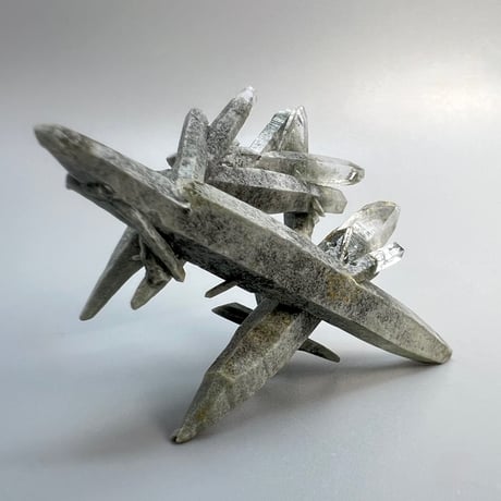 【ガネッシュヒマール産】クローライトインヒマラヤ水晶クラスター/Ganesh Himal  Chlorite in Himalayan Quartz Cluster