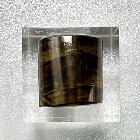 ネパール産ドラバイトトルマリン"手磨き加工"ビーズ⑨/Nepal Dravite Tourmaline Beads