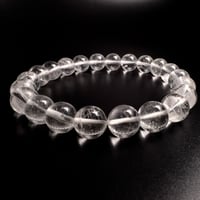 【アンナプルナ産】"手磨き加工"天然ヒマラヤ水晶ブレスレット︎①10mm内径18cm/ Annapurna Himalayan Quartz Bracelet