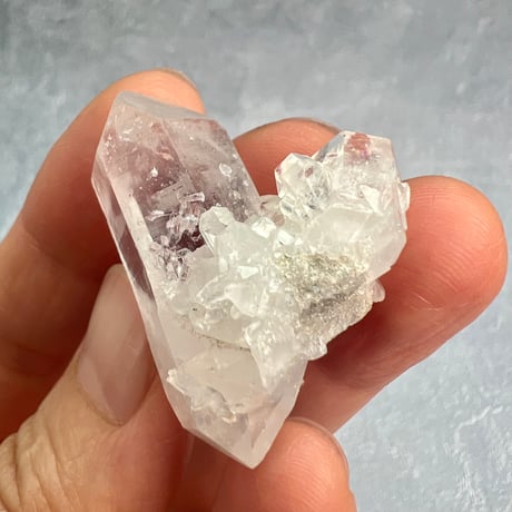 【マナスル産】クローライトイン天然ヒマラヤ水晶④/Manaslu Chlorite in Himalayan Quartz