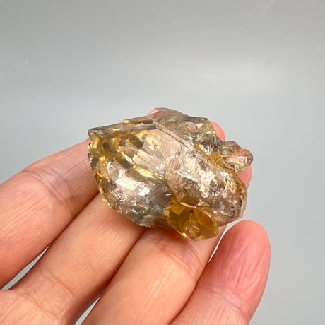 ハイクオリティ【ガネッシュヒマール産】リモナイトイン天然ヒマラヤ水晶/Ganesh Himal Limonite in Himalayan Quartz