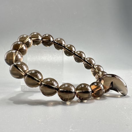 ガウリシャンカール産天然ヒマラヤスモーキークォーツデザインブレスレット/Gaurishankar Himalayan Smoky Quartz Bracelet