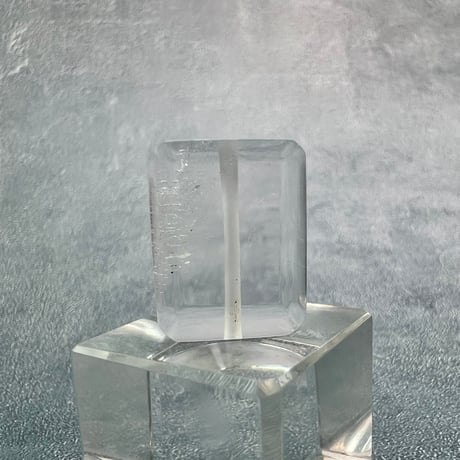 【ガネッシュヒマール産】天然ヒマラヤ水晶"手磨き加工"スクエアビーズ③/Ganesh Himal  Himalayan Quartz Square Beads