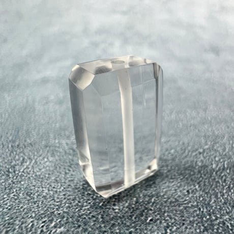 【ガネッシュヒマール産】天然ヒマラヤ水晶"手磨き加工"スクエアビーズ⑥/Ganesh Himal  Himalayan Quartz Square Beads