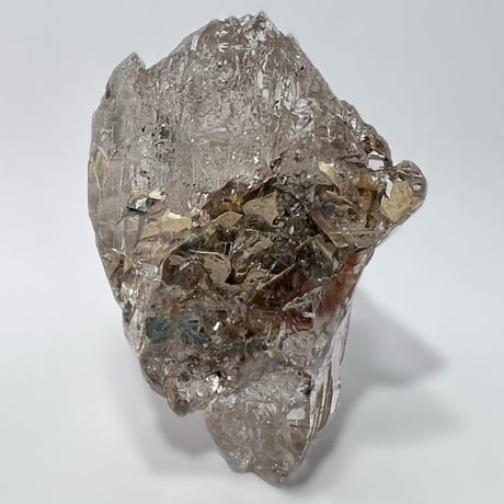 【ガネッシュヒマール産】バイオタイト&フックサイト入り天然ヒマラヤ水晶/Ganesh Himal Biotite&Fuchsite in Himalayan Quartz
