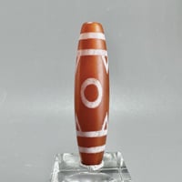 天珠 （めのう）/ カーネリアン ① Dzi Beads Carnelian