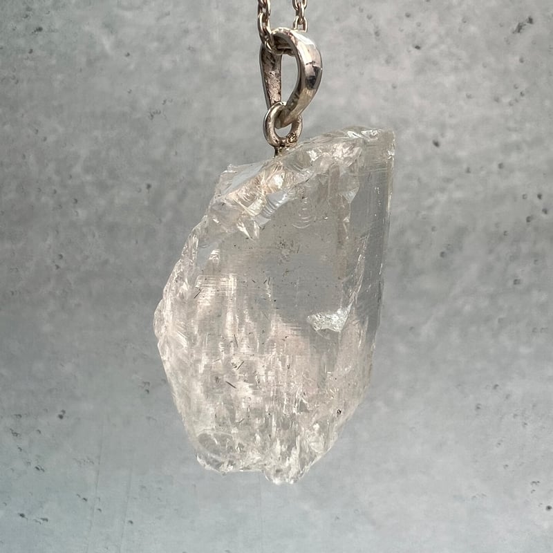 夢幻品質　ヒマラヤ幻の聖山　カイラス水晶のプレミアムミラーカットペンダントトップ カイラス産】天然ヒマラヤ水晶バチカン付きペンダントトップ④