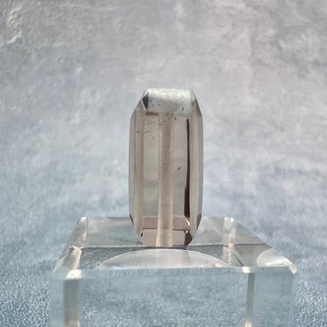 【ガウリシャンカール産】天然ヒマラヤスモーキークォーツ"手磨き加工"スクエアビーズ③/Gaurishankar Himalayan Smoky Quartz Square Beads