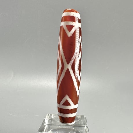 天珠 （めのう）/ カーネリアン ⑥ Dzi Beads Carnelian