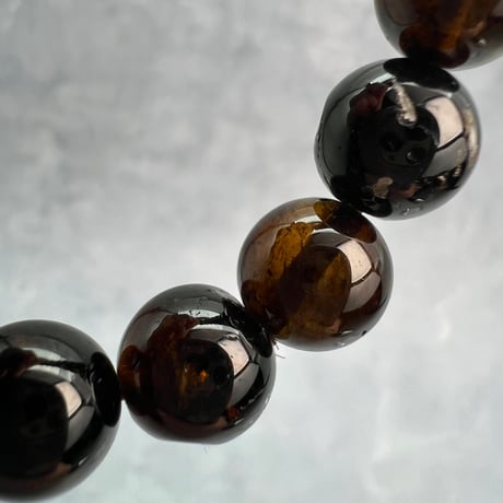 ネパール産🇳🇵ヒマラヤドラバイトトルマリン ブレスレット9mm内径16/Nepal Himalayan dravite tourmaline Bracelet