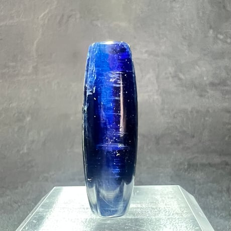【ハイクオリティ】ネパール産天然ヒマラヤカイヤナイト バレルビーズ①/Nepal﻿ Himalayan Kyanite﻿ Barrel Beads