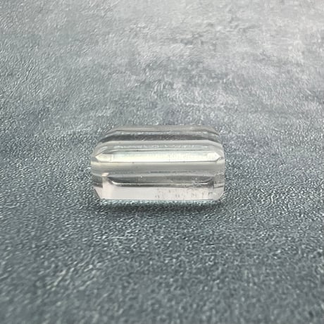 【ガネッシュヒマール産】天然ヒマラヤ水晶"手磨き加工"スクエアビーズ③/Ganesh Himal  Himalayan Quartz Square Beads