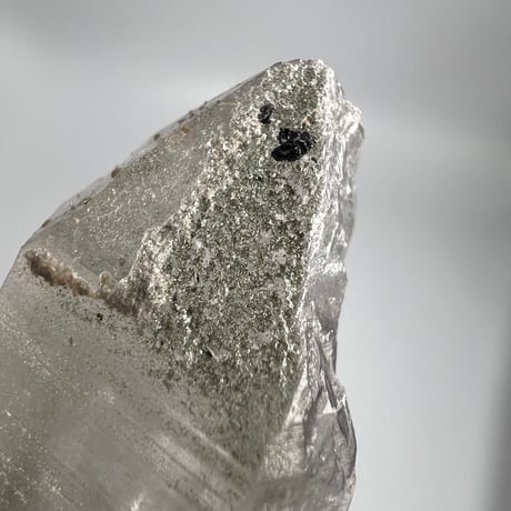 大特価【ガネッシュヒマール産】クローライトイン天然ヒマラヤ水晶/Ganesh Himal Chlorite in Himalayan Quartz