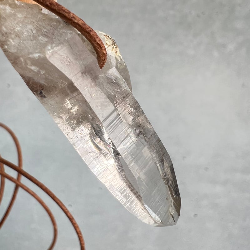 ガネッシュヒマール産】天然ヒマラヤ水晶ペンダント⑨GaneshHimal