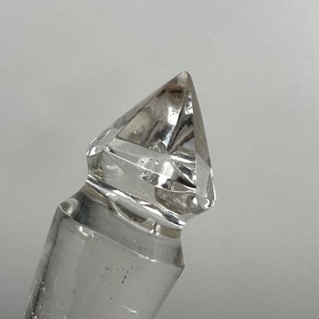 【ガネッシュヒマール産】天然ヒマラヤ水晶"手磨き加工"ペンデュラム(カット)/Ganesh Himal Himalayan Quartz Pendulum(Cut)
