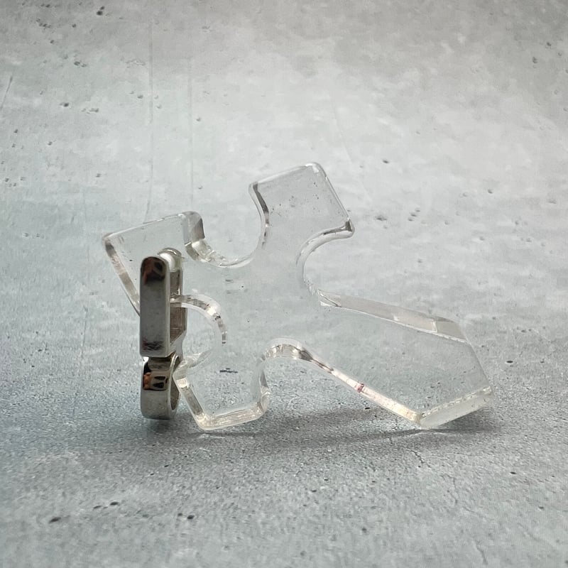 ガネッシュヒマール産】天然ヒマラヤ水晶クロスペンダントトップ⑨