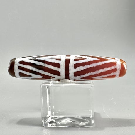 天珠 （めのう）/ カーネリアン ④ Dzi Beads Carnelian
