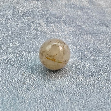 【ガネッシュヒマール産】アクチノライトイン天然ヒマラヤ水晶ビーズ⑬/Ganesh Himal Actinolite in Himalayan Quartz beads