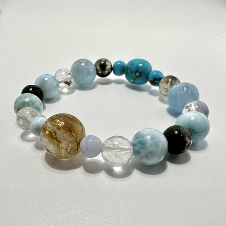 【デザインブレスレット】ミックスビーズ オリジナルブレスレット/ Mix Beads Original Design  Bracelet