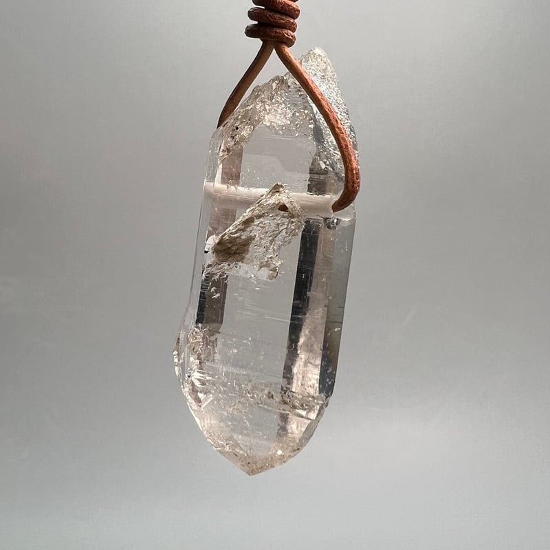 ガネッシュヒマール産】天然ヒマラヤ水晶ペンダントトップ⑭/Ganesh
