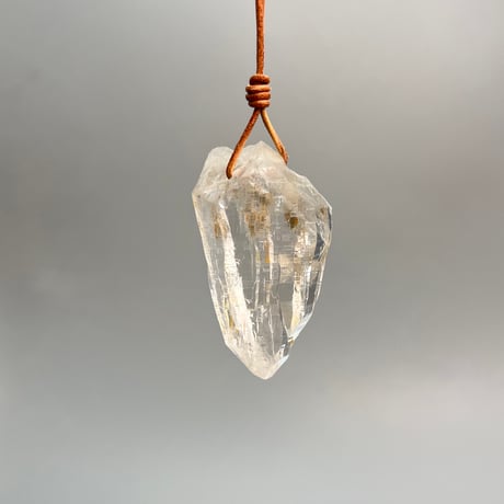【ガネッシュヒマール産】天然ヒマラヤ水晶ペンダントトップ⑬/Ganesh Himal Natural Pendant Top