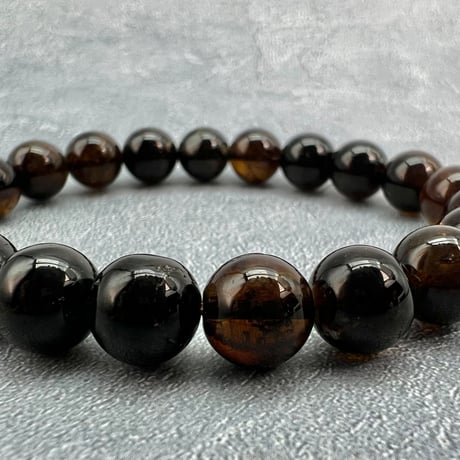 ネパール産🇳🇵ヒマラヤドラバイトトルマリン ブレスレット9mm内径16/Nepal Himalayan dravite tourmaline Bracelet