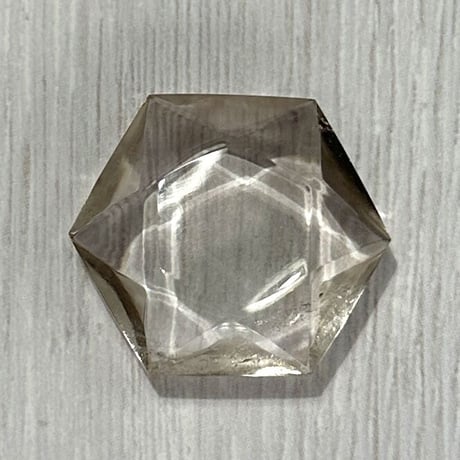 ガウリシャンカール産ヒマラヤスモーキークォーツ"ヘキサゴン六芒星" ルース3️⃣/Gaurishankar Himalayan Smoky Quartz
