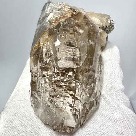 【ガネッシュヒマール産】マイカ&リモナイトイン天然ヒマラヤ水⑭/Ganesh Himal Mica&Limonite in Himalayan Quartz