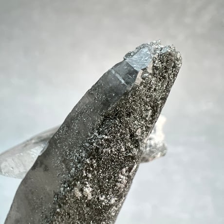 【ガネッシュヒマール産】クローライトイン天然ヒマラヤ水晶ポイント/Ganesh Himal Chlorite in Himalayan Quartz Point