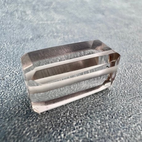 【ガウリシャンカール産】天然ヒマラヤスモーキークォーツ"手磨き加工"スクエアビーズ①/Gaurishankar Himalayan Smoky Quartz Square Beads