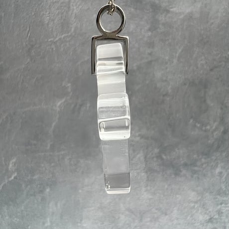 【ガネッシュヒマール産】天然ヒマラヤ水晶クロスペンダントトップ②/Ganesh Himal Himalayan Quartz Cross Pendant Top