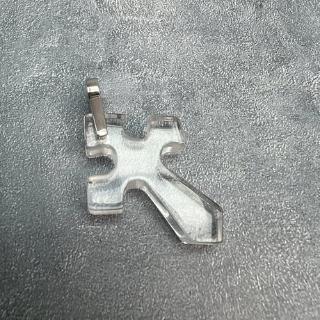 【ガネッシュヒマール産】天然ヒマラヤ水晶クロスペンダントトップ②/Ganesh Himal Himalayan Quartz Cross Pendant Top
