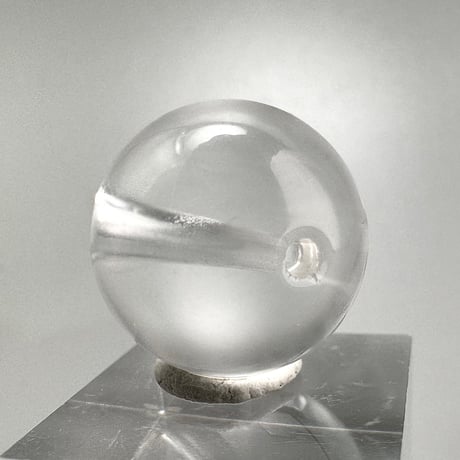 カイラス産"手磨き"天然ヒマラヤ水晶ビーズ② Kailash Himalayan Quartz beads