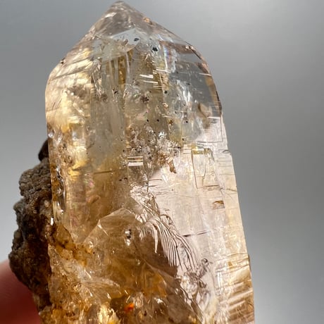 【ガネッシュヒマール産】リモナイトインヒマラヤ水晶/Ganesh Himal Limonite in Himalayan Quartz