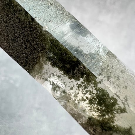 【ガネッシュヒマール産】クローライトイン天然ヒマラヤ水晶/Ganesh Himal Chlorite in Himalayan Quartz