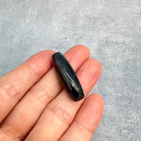 【ハイクオリティ】ネパール産天然ヒマラヤカイヤナイト バレルビーズ②/Nepal﻿ Himalayan Kyanite﻿ Barrel Beads