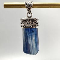 ネパール産ヒマラヤカイヤナイトS/V925ペンダントトップ /NEPAL Himalayan Kyanite Pendant Top