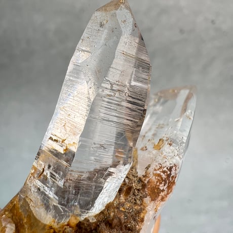 【ガネッシュヒマール産】リモナイトイン天然ヒマラヤ水晶/Ganesh Himal Limonite Himalayan Quartz