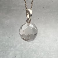 【ガネッシュヒマール産】天然ヒマラヤ水晶"手磨き加工"多面カットペンダントトップ/Ganesh Himal Himalayan Quartz Multicut Pendant Top