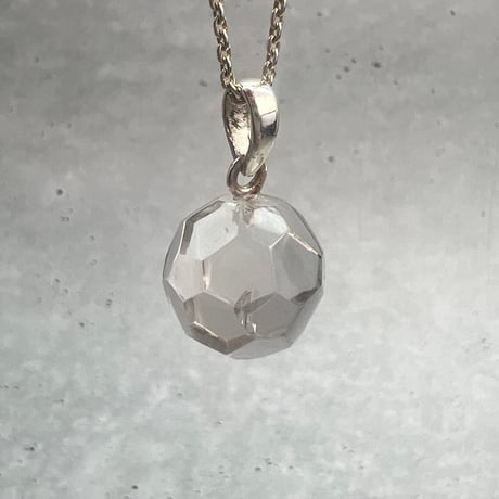 【ガネッシュヒマール産】天然ヒマラヤ水晶"手磨き加工"多面カットペンダントトップ/Ganesh Himal Himalayan Quartz Multicut Pendant Top