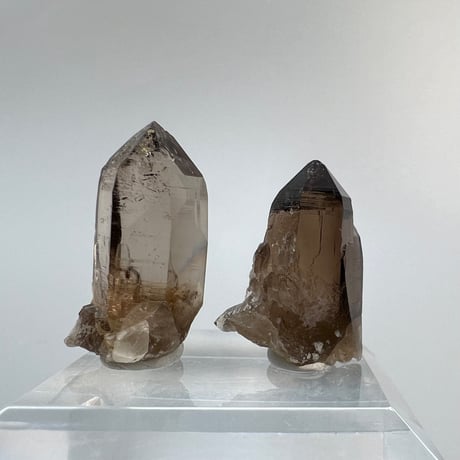 【ガウリシャンカール産】天然ヒマラヤスモーキークォーツポイントセット⑤/GauriShankar Himalayan Smoky Quartz Point Set