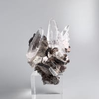 【ガネッシュヒマール産】天然ヒマラヤ水晶 (雲母付き)/Ganesh Himal Himalayan Quartz white Mica Cluster