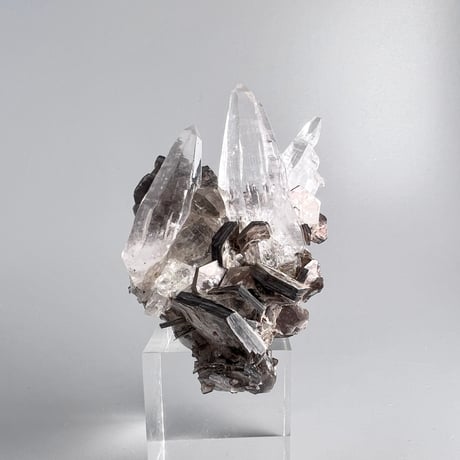 【ガネッシュヒマール産】天然ヒマラヤ水晶 (雲母付き)/Ganesh Himal Himalayan Quartz white Mica Cluster