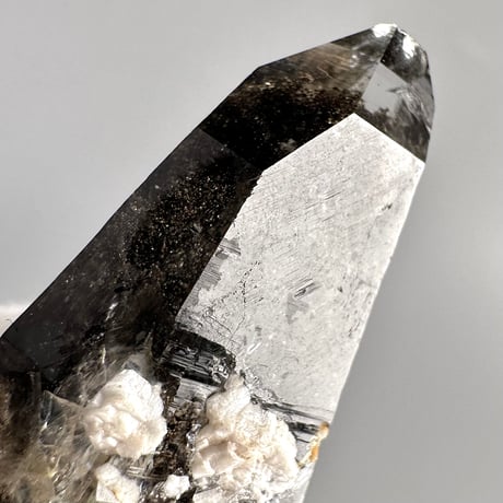 【ガネッシュヒマール産】クローライトイン天然ヒマラヤ水晶ミニポイント"YY"/Ganesh Himal Chlorite in Himalayan Quartz mini Point