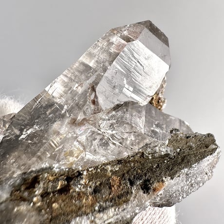 【ガネッシュヒマール産】マイカイン天然ヒマラヤ水晶 ミニポイント/Ganesh Himal Limonite in Himalayan Quartz Mini Point