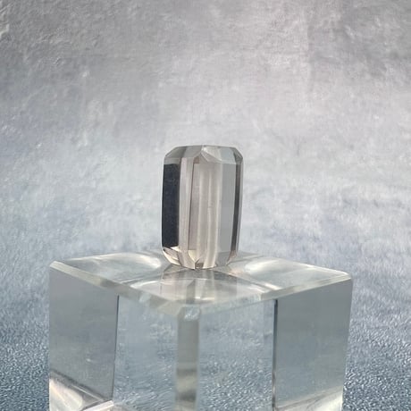 【ガウリシャンカール産】天然ヒマラヤスモーキークォーツ"手磨き加工"スクエアビーズ⑥/Gaurishankar Himalayan Smoky Quartz Square Beads