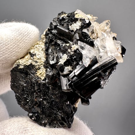 ネパールジャジャルコット産 ヒマラヤ天然ブラックトルマリン原石④/Nepal Jajarkot Himalayan Natural Black Tourmaline