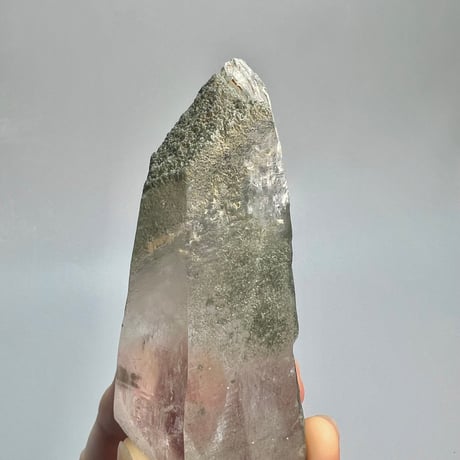 大特価【ガネッシュヒマール産】クローライトイン天然ヒマラヤ水晶❷/Ganesh Himal Chlorite in Himalayan Quartz