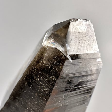 【ガネッシュヒマール産】クローライトイン天然ヒマラヤ水晶ミニポイント"YY"/Ganesh Himal Chlorite in Himalayan Quartz mini Point