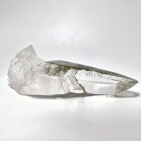 【ガネッシュヒマール産】クローライトイン天然ヒマラヤ水晶ナチュラルポイント③ Ganesh Himal Chlorite in Himalayan Quartz Natural Point